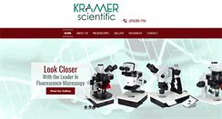 Desktop Screenshot of kramerscientific.com